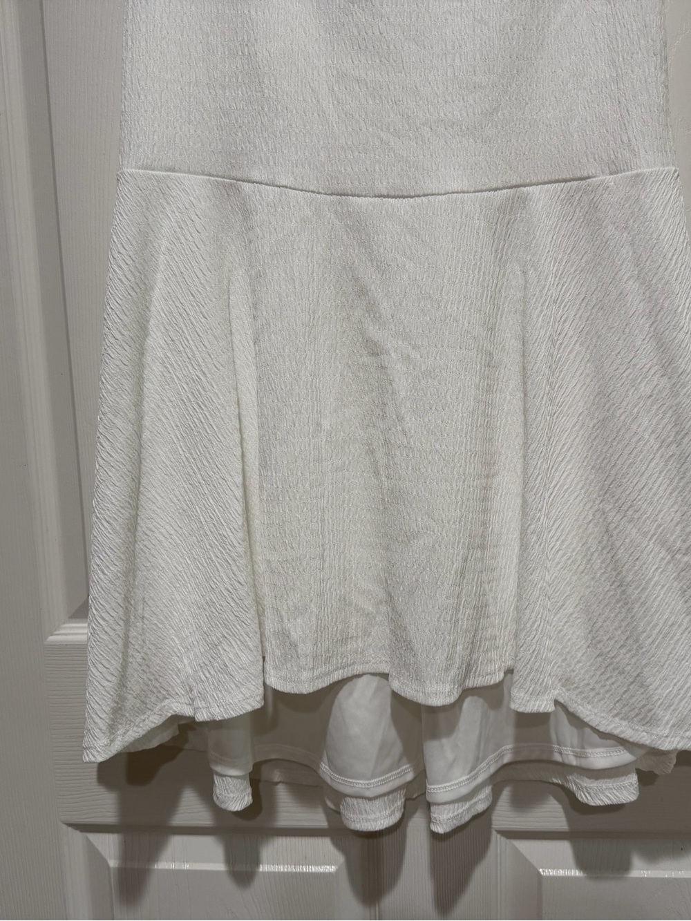 NWT lulus Darling Ways White Textured Strapless Midi Dress Size Medium - Picture 4 of 11